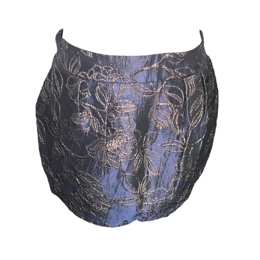 Aqua🦎Floral Printed Mini Skirt🌵 - Picture 2 of 6